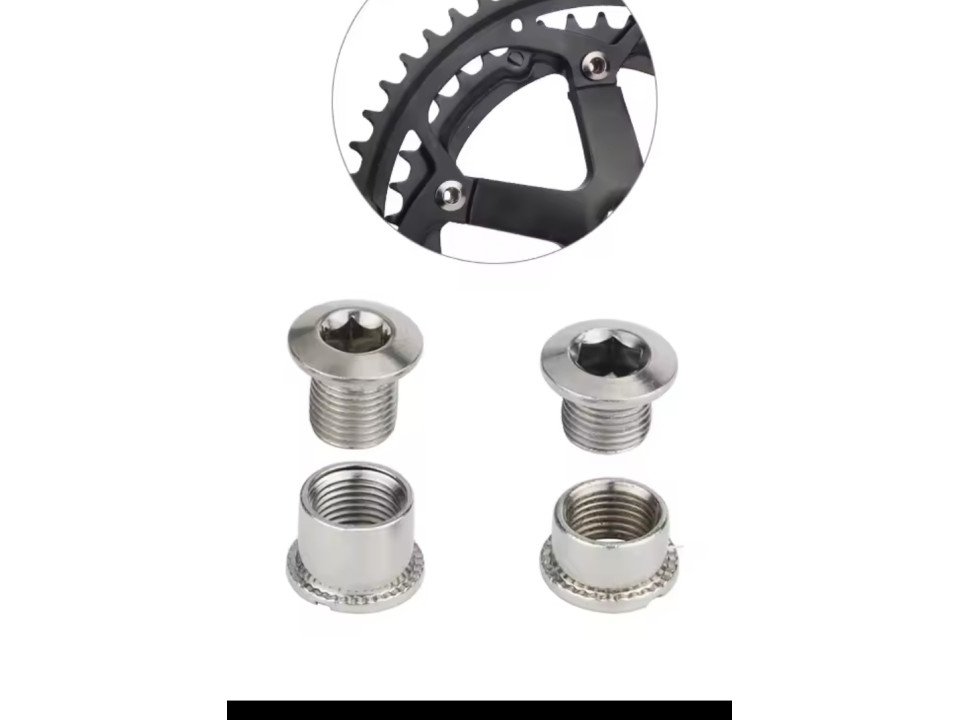 ROAD Chainring Bolts - 5 pcs (6mm - 5mm) for 1x Chainring set
