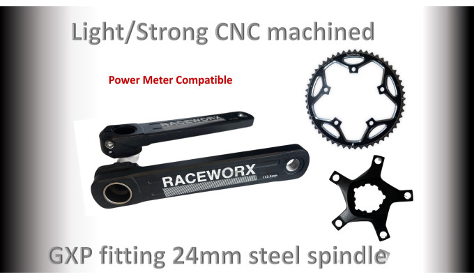 CRANK SET Road bike 170mm, 24mm Spindle