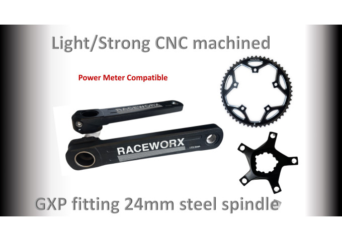 CRANK SET Road  bike 172.5mm, 24mm Spindle