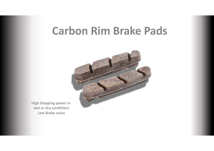 BRAKE SHOES - Road Carbon Rim Set  (Pads Only - No Body)