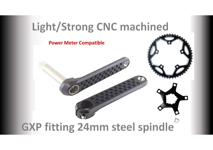 CRANK SET Road  bike 165mm, 24mm Spindle