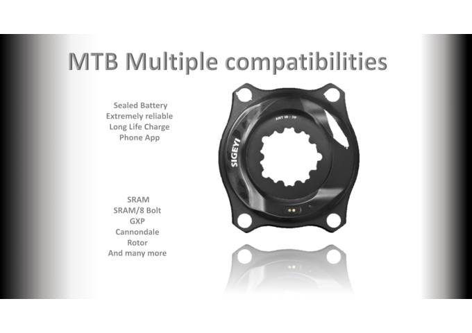 Power Meter GXP 3 Bolt - MTB 104bcd Boost 4 Bolt
