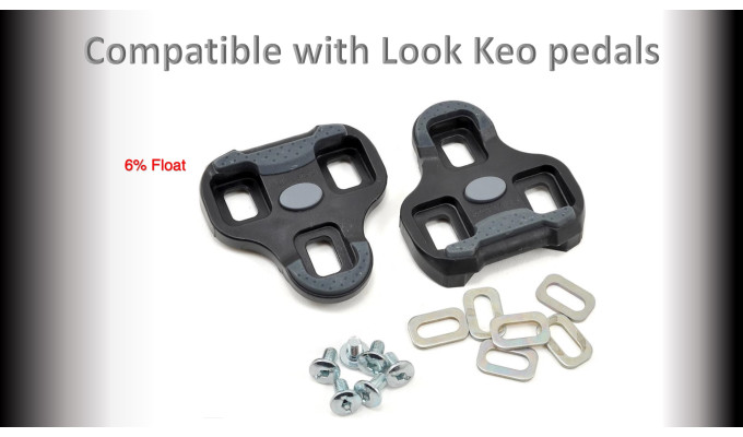 CLEATS Road Look Kleo 6mm Float