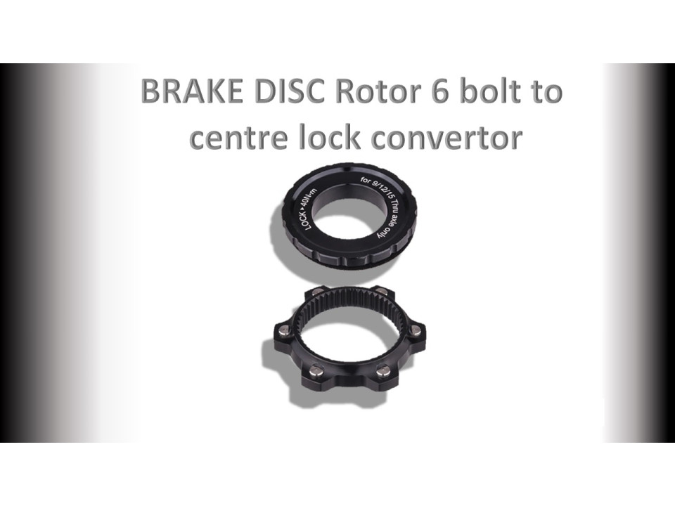 BRAKE Disc Brake Rotor - 160mm - 6 Bolt Carbon Centre